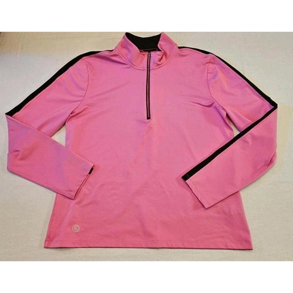 Lauren Ralph Lauren Pink‎ Performance 1/2 Zip Golf Walking XL